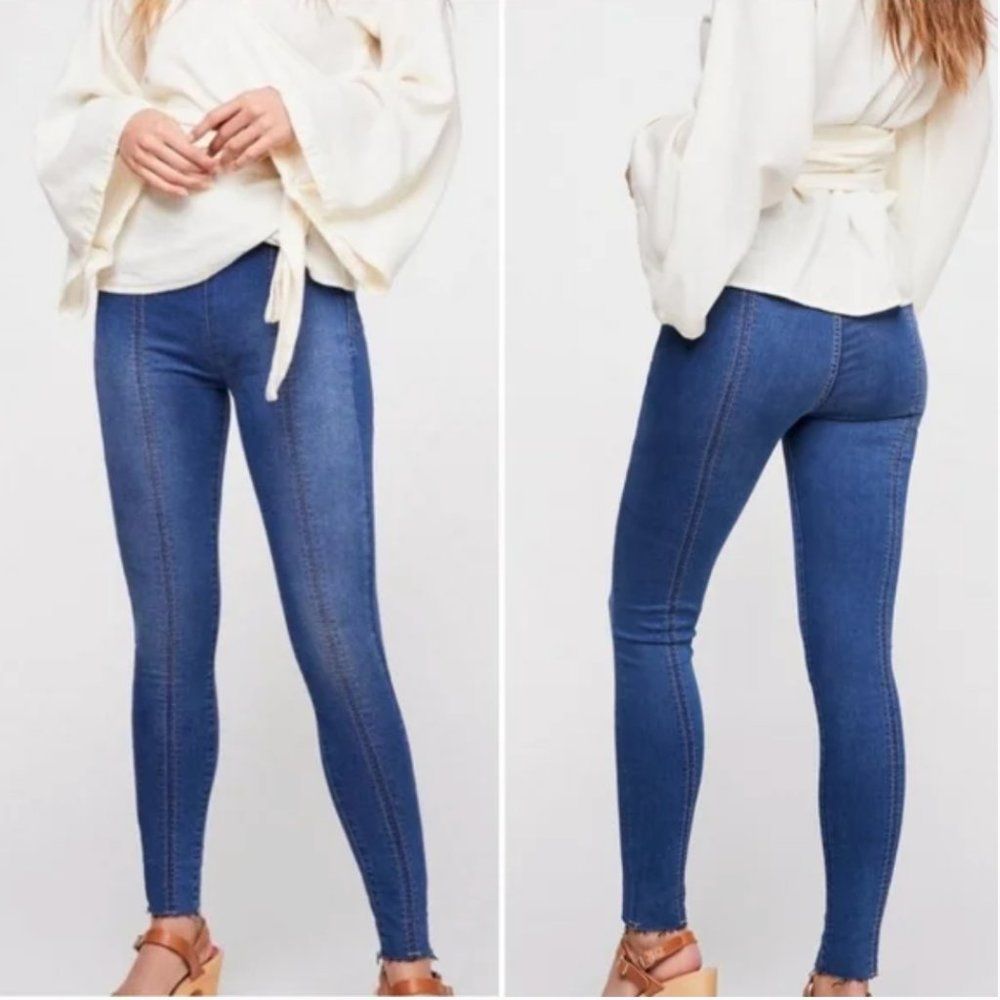 Women's Blue Skinny Jeans